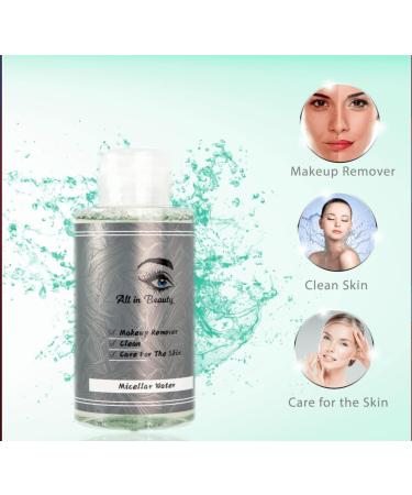 All-in-One Micellar Lotion Cleansing Water - Gentle Toner & Make-up Remover for All Skin Types (300ml) | Ideal for Acne Dry Skin & Post-Waxing Care - Buy Online on GoSupps.com