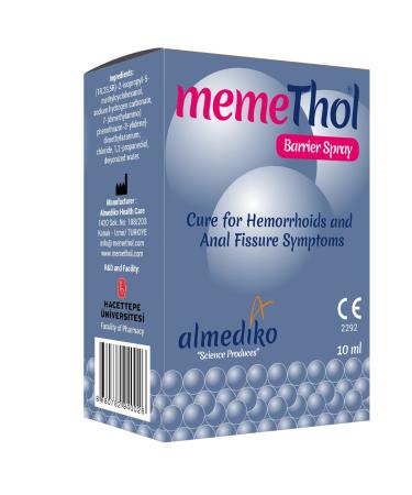 Memethol Hemorrhoids Barrier Spray