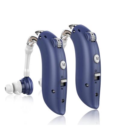 Hearing Aids, ONEBRIDGE Hearing Aids for Seniors Rechargeable Hearing Amplifier with Noise Cancelling for Adults Hearing Loss, Digital Ear Hearing Assist Devices with Volume Control(Blue)… - Buy Online on GoSupps.com