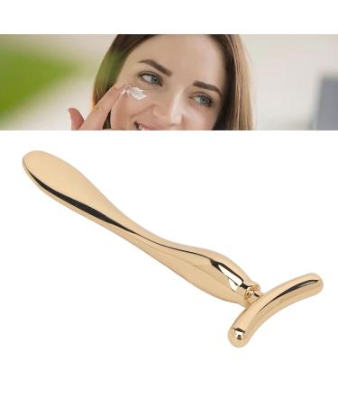 Golden Eye Cream Applicator | Zinc Alloy T-Shaped Facial Massage Wand for Swelling Reduction - Buy Online on GoSupps.com