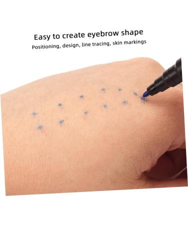 FRCOLOR 6pcs Eyebrow Pen White Eyeliner Pens Embroidered Eyebrow Pen Pen Multifunction Ink 13.9x1.8cm Blue - Buy Online on GoSupps.com