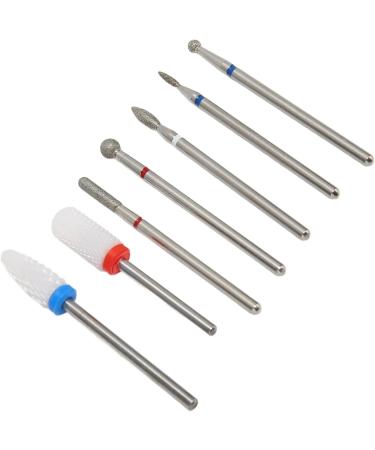 Acrylic Gel Nail Bit Kit Cuticle Remover Ceramic Nail Drill Bits Set Manicure Pedicure for Salon - Buy Online on GoSupps.com