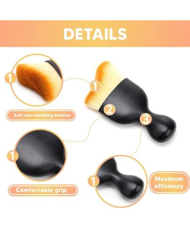 MUJGAN All-in-One Makeup Brush : Concealer Foundation Tanning Contour Face Mask Liquid Makeup Brushes - Perfect for Flawless Application - Buy Online on GoSupps.com