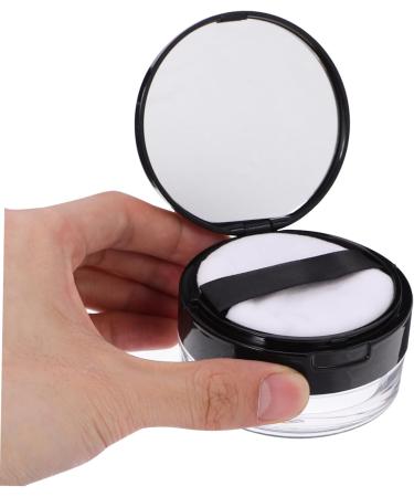 DRESSOOS Cosmetic Case with Powder Puff Blusher Refillable Loose Powder Holder Travel Makeup Case Puff Case - Buy Online on GoSupps.com