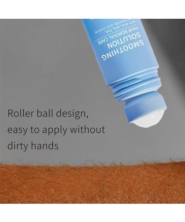 Ingrown Hair Treatment Serum Smoothing Solution Ingrown Hair Treatment Roller Gentle Exfoliation for Underarms Legs and Chest for Visibly Clearer Smoother Skin (2pcs) 0.85 Fl Oz (Pack of 2) - Buy Online on GoSupps.com