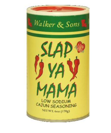 Walker & Sons Slap Ya Mama Assaisonnement cajun faible teneur en sodium Pot de 170 g