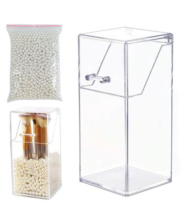 Mulinhai make-up brush holder acrylic make-up organizer cosmetics organizer storage cosmetics organizer for dressing tables and bathrooms