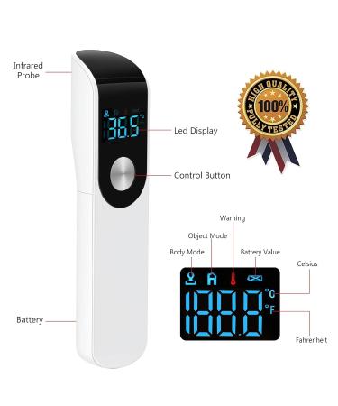Buy Non-Contact Infrared Forehead Thermometer for Adults - Fast 1s Temperature Measurement | International Shipping Available - Buy Online on GoSupps.com