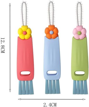 3 in 1 Cup Lid Gap Cleaning Brush Set 2024 New Multifunctional Cleaning Brush Portable Cup Lid Cleaning Brush Gap Cleaning Brush Household Kitchen Cleaning Tool 3PCS - Buy Online on GoSupps.com