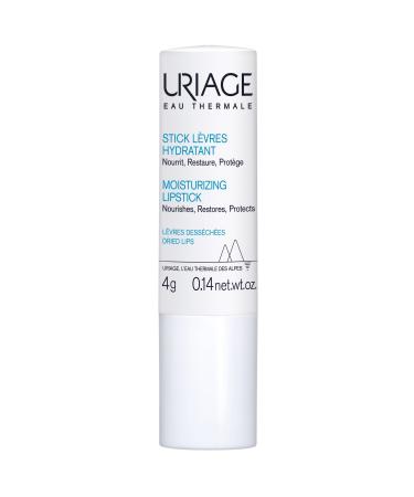 Uriarage eau thermal moisturizing lipstick 4G - with shehea butter & borage oil - nourishes restores restoring - long -lasting - very dry & irritated lips