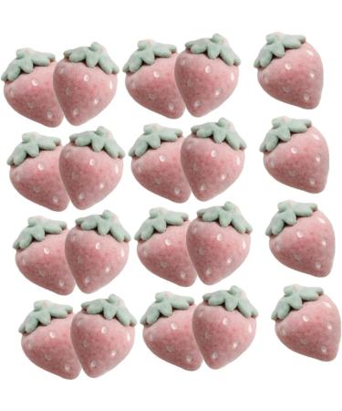 40 Pcs Flocked Strawberry Accessories Earring Sweet Child 2.4X1.8CMx3pcs As Shownx3pcs - Buy Online on GoSupps.com