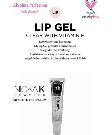  NICKA K NEW YORK NICKA K NEW YORK Lip Gel - Transparent - Pack of 3 - Buy Online on GoSupps.com