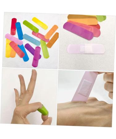 FRCOLOR 100pcs Breathable Finger Wound Care Patches - Comfortable First Aid Supplies - Random Colors 7.2x1.9cm - Buy Online on GoSupps.com
