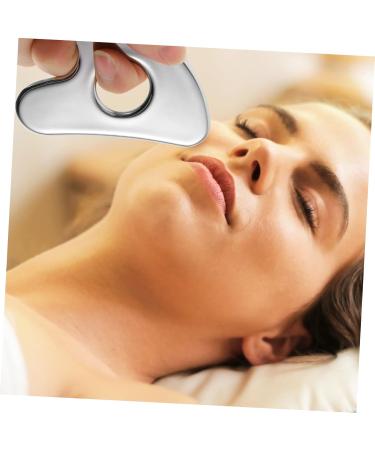 FOMIYES Scraping Board Reusable Massage Scraper Facial Massager Body Massage Plate Body Sculpting Tools Massage Tools Compact Face Scraper Scar Tissue Tool Stainless Steel Scraping Tablets - Buy Online on GoSupps.com
