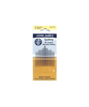 John James Quilting/Betweens Hnd Ndls-Size 3/9 20/Pkg