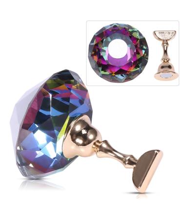 Magnetic Nail Tip Exercise Stand - Colorful Diamond Crystal Display Holder for Manicure Art | International Shipping - Buy Online on GoSupps.com