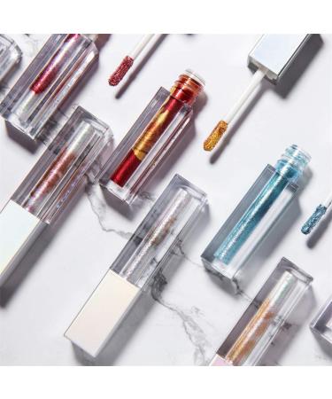 Shop 5 Colors Liquid Glitter Glossy Eyeshadow - Durable Waterproof Shimmer & Metallic Pigments | Beexy International Shipping - Buy Online on GoSupps.com