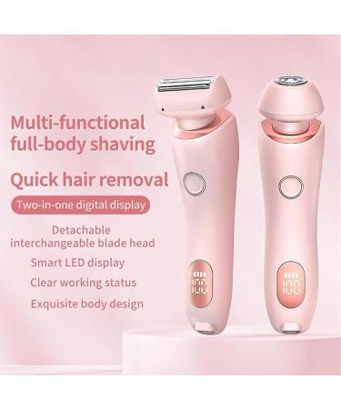 Duskofficial Razor Duskofficial The Glide Pro 3.0 Electric Razor Duskofficial Shaver 2 In 1 Electric Shaver Razors For Women Wet And Dry Painless Hair Removal Removable Head Pink - Buy Online on GoSupps.com