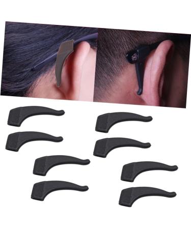 Gleavi Slipproof Glasses Ear Pads - 5 Pairs Hooks for Glasses Sunglasses & Sport Accessories - Enhance Comfort & Stability - Black 3.6x1.6cm - Buy Online on GoSupps.com