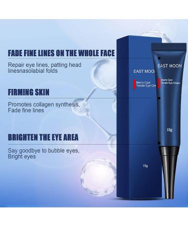 NVVIVA Himse Awaken Peptide Depuffing Eye Gel Set for Men | Anti-Aging & Moisturizing Eye Cream for Dark Circles, Wrinkles & Eye Bags - Buy Online on GoSupps.com