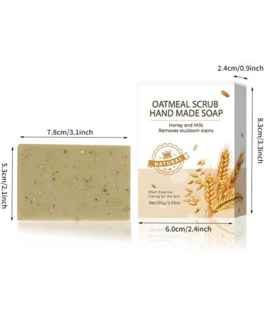  Generisch Nolvia Soap - Organic Natural Soap - Luxury Double Action Care - Handmade Vegetable Soap with Oat Oil - Organic Piece for Dry and Sensitive Skin - Refreshing Moisturizer (2) - Buy Online on GoSupps.com