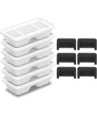  ponges de rechange pour fontaine eau automatique pour chats piles pour animaux domestiques 6 x - Buy Online on GoSupps.com