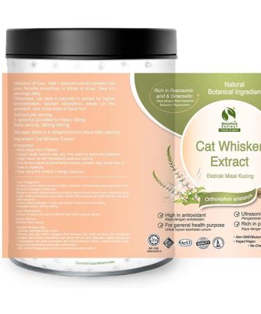 9x Cat's Whiskers Misai Kucing (Orthosiphon aristatus) Standardized Extract Powder (50g) - Buy Online on GoSupps.com