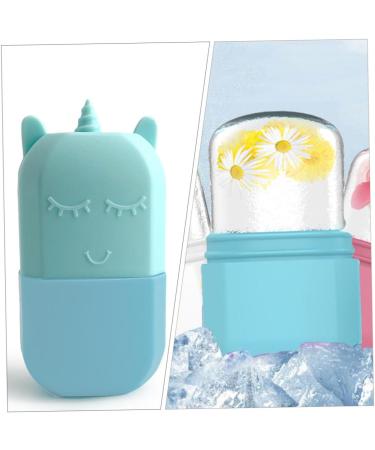 Angoily Unicorn Ice Silicone Ice Mold Ice for Face Beauty Whitening Kit Facial Beauty Ice Roller Shrink Pore Ice Roller Under Eye Roller Eye Wand Food Grade Silicone Eyes Lifter - Buy Online on GoSupps.com