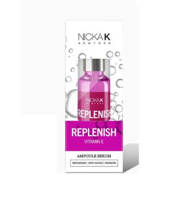 Nicka K Facial Ampoule Serum 1 Fl oz | Vitamin E - Hydrating & Revitalizing Skin Serum for All Skin Types | International Shipping Available - Buy Online on GoSupps.com