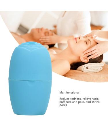 Silicone Ice Face Roller - Beauty Ice Massager Cube for Neck & Eye Skin Care | Cooling Tool (Blue) - Shop Now - Buy Online on GoSupps.com