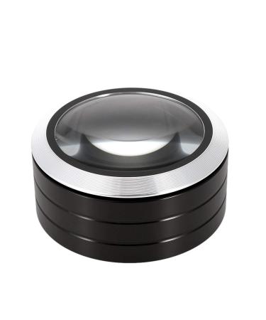 Magnifiers Round LED K9 Optical Lens Reading Magnifier Desktop Burning Glass Mirror Reading Aids