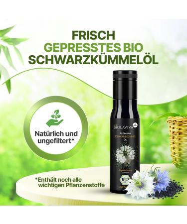  lm hle Schwarzk mmel Organic black seed oil - First pressing - 100% cold-pressed - 100% Egyptian - 100% natural - Light-protective Miron violet glass bottle - Fresh from the mill directly from the - Buy Online on GoSupps.com