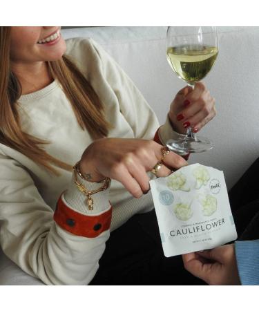 POSHI Cauliflower Vegetable Snack | Salt + Black Pepper | Keto, Vegan, Paleo | Non GMO, Low Carb, Low Calorie | Gluten Free | Marinated, Steamed | Gourmet, Healthy, Natural | Travel Food (10 Pack - 1.58 oz) - Buy Online on GoSupps.com