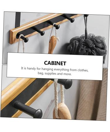 Hemoton 1pc Nail Door Black The Back Hanger Over Hanging Household Hook Rack Creative Multifunctional - Buy Online on GoSupps.com