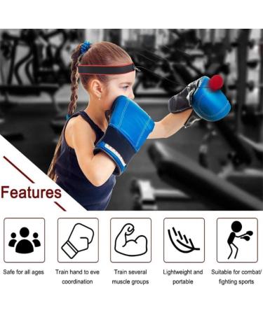 Reflex Ball Set - 4 Balls & 2 Headbands for Training Reflexes Reaction & Hand-Eye Coordination | Shop Internationally - Buy Online on GoSupps.com