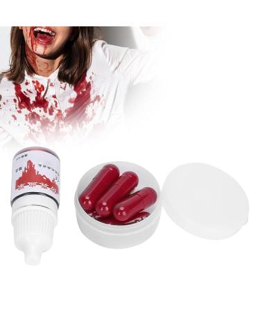 Buy Fake Blood Capsules | Halloween Artificial Blood for Makeup & Props - Perfect for Carnival & Parties - Buy Online on GoSupps.com