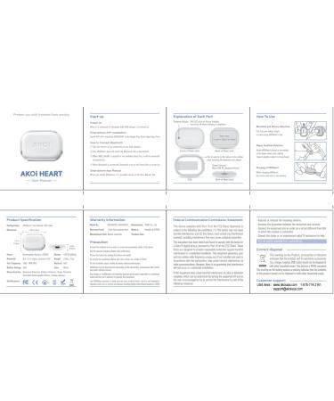 AKOi Heart Baby Care Alarm System - Real Time Baby Monitoring Sensor for Breathing, Rollover, Diaper - Monitor Your Baby's Safety - Buy Online on GoSupps.com