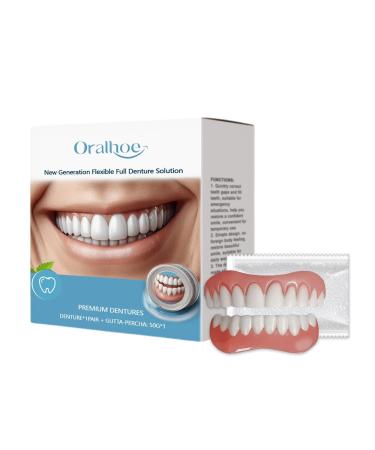 KLYso Instant Smile Enhancement Denture Kit Comfortable & Natural-Looking Teeth for Daily Confidence Boost Universal Fit for All Social Occasions(1PCS)