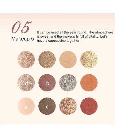 Eyeshadow Palette and Brush Set - Professional Eye Palette High Pigmented Eye Shadow | Professional Removable Makeup Palettes with Brushes & for Girls Teens Women Puchen - Buy Online on GoSupps.com
