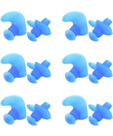 Buy Tyenaza 6 Pairs Professional Silicone Swimming Earplugs - Dust Proof Diving Ear Plugs for Adults - International Shipping Available - Buy Online on GoSupps.com