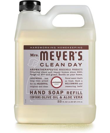 Mrs. MEYER'S Liquid Hand Soap New Everyday 6 Scent Variety Pack Refills 1 Rainwater 1 Oat Blossom 1 Plumberry 1 basil 1 lavender 1 Lemon Verbena 1 CT - Buy Online on GoSupps.com