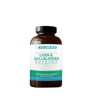 Rootcology Liver & Gallbladder Support - Comprehensive Detox Formula with Milk Thistle  Artichoke Leaf + Beet Powder - Dietary Supplement for Liver Cleanse by Izabella Wentz (90 Capsules)