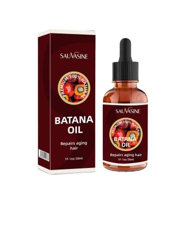 Batana Oil for Hair Growth - 100% Pure & Natural Batana Oil from Honduras to Prevent Hair Loss and Eliminate Split Ends for All Hair Types Enhances Hair & Skin Radiance Nourishment
