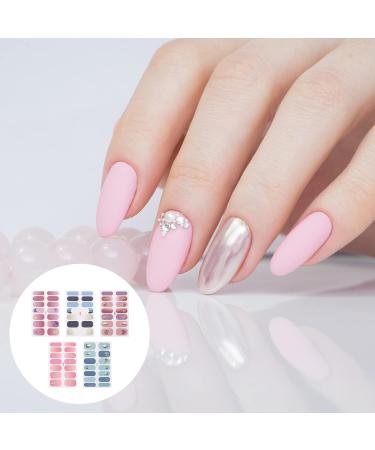 5 Sheets Nail Art Stickers Nail Polish Strips Full Nail Strips Nail Art Wraps Nail Polish Wraps Nail Wrap Stickers Calcomanias Para U as Nail Polish Decals Full Cover Purple - Buy Online on GoSupps.com