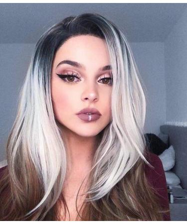 Shop Blonde Grey Curly Short Bob Wig for Women | Synthetic Afro Anime Cosplay Hair - Perfect for Parties & 80s Style - Buy Online on GoSupps.com
