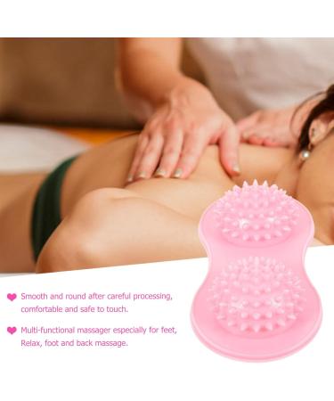Healvian Foot Massage Ball Set - 2 Half Ball Balance Pods for Deep Tissue Relief Acupuncture Support & Plantar Fasciitis Exercise - Pink - Buy Online on GoSupps.com