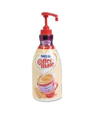 Coffee-Mate 13799 Liquid Coffee Creamer, Sweetened Original, 1500Ml Pump Dispenser