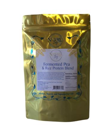 NaturalZing Awaken Nourish Empower Your Life Fermented Brown Rice/Pea Protein Blend (Raw Organic) 16 oz