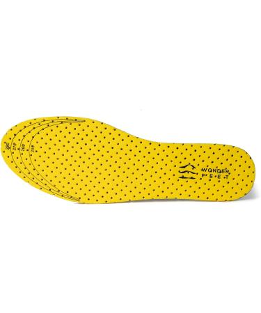 Wonderfeet Economy Copper Fabric Shoe Inserts for Foot Odor Removal - Men & Women | Breathable Insoles for Comfort - Size M 8-10.5 Women's/7-9.5 Men's - Buy Online on GoSupps.com