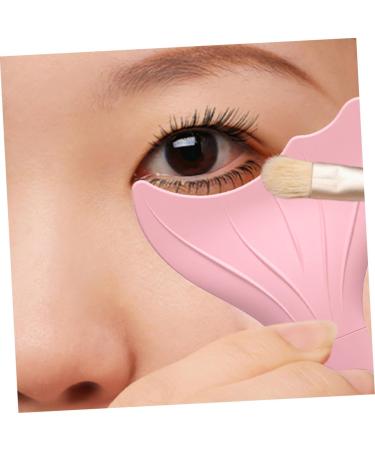 Healeved 4 Pcs Mascara Brush Massaging Eye Mask Lash Mascara Eyeshadow Eyeliner Guide Pink - Buy Online on GoSupps.com